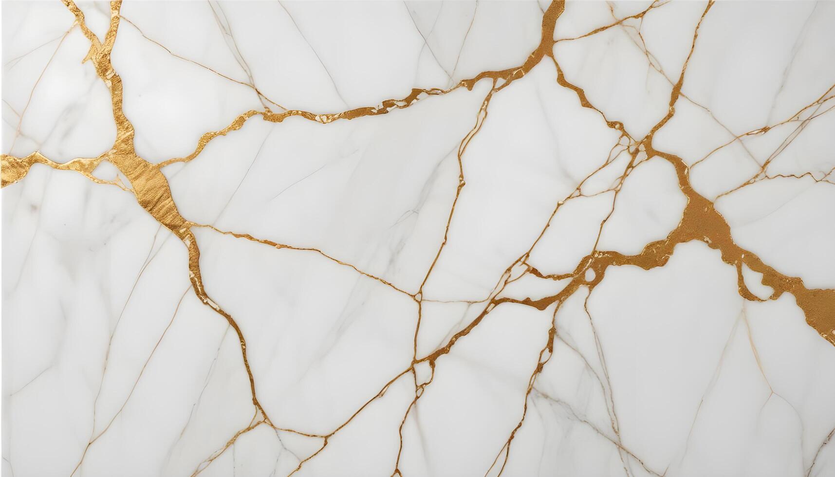 Elegant marble texture with white and gold tones, ideal for high end design applications photo