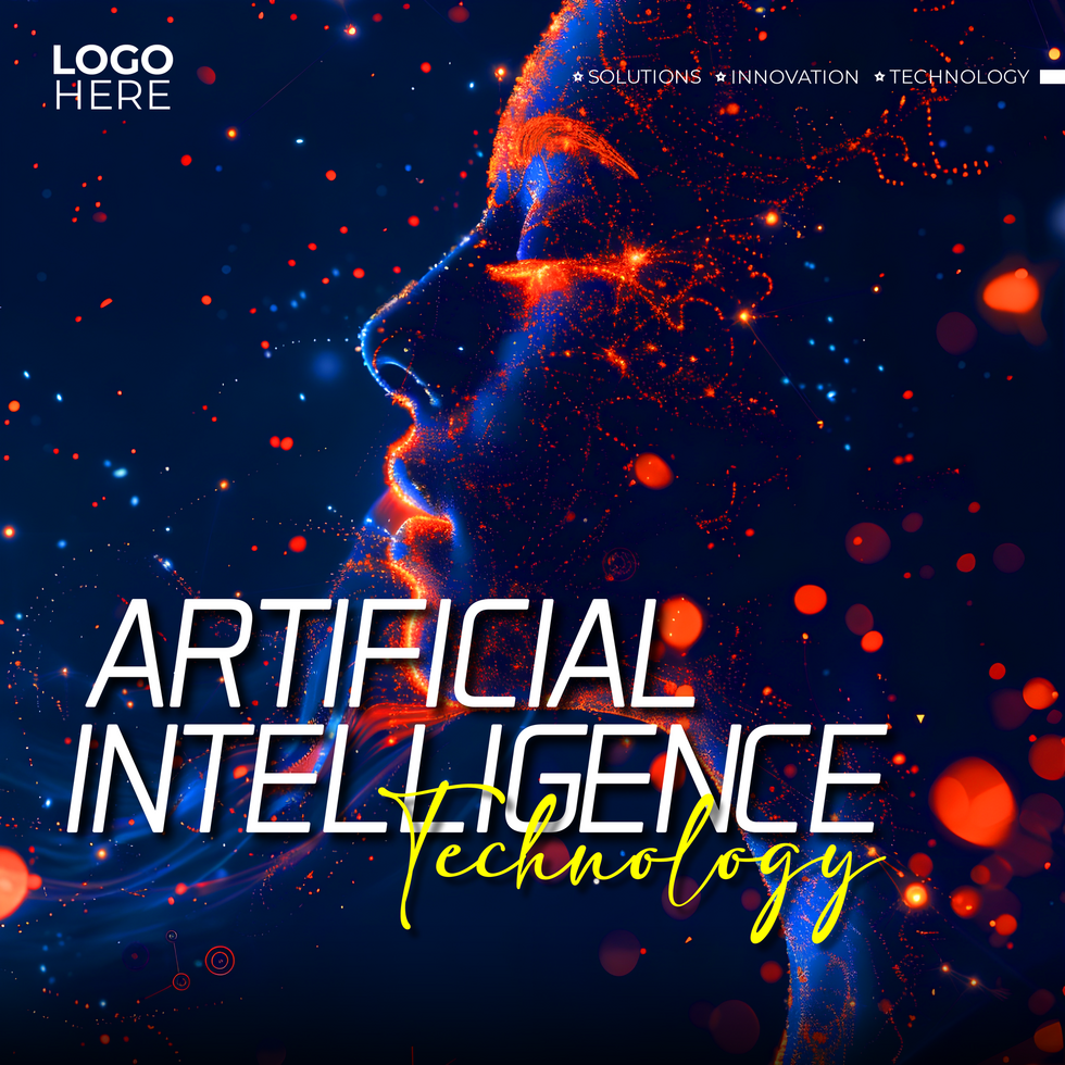 Next-Gen Artificial Intelligence Post Design Template psd