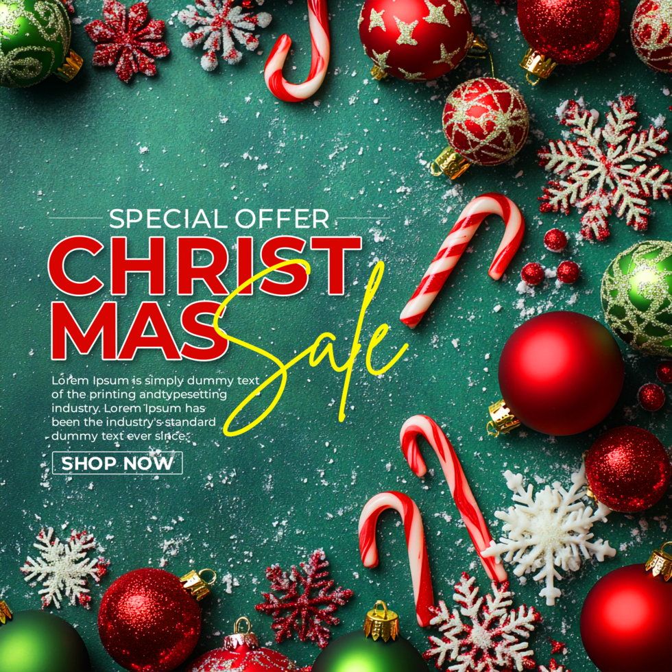 Magical Christmas and New Year Banner Design psd