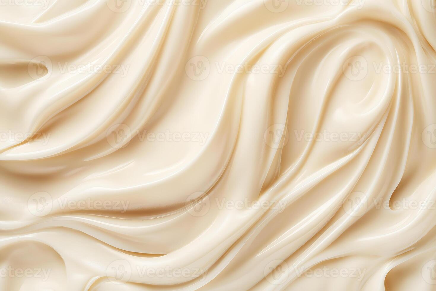 Creamy white background with swirls of cream photo