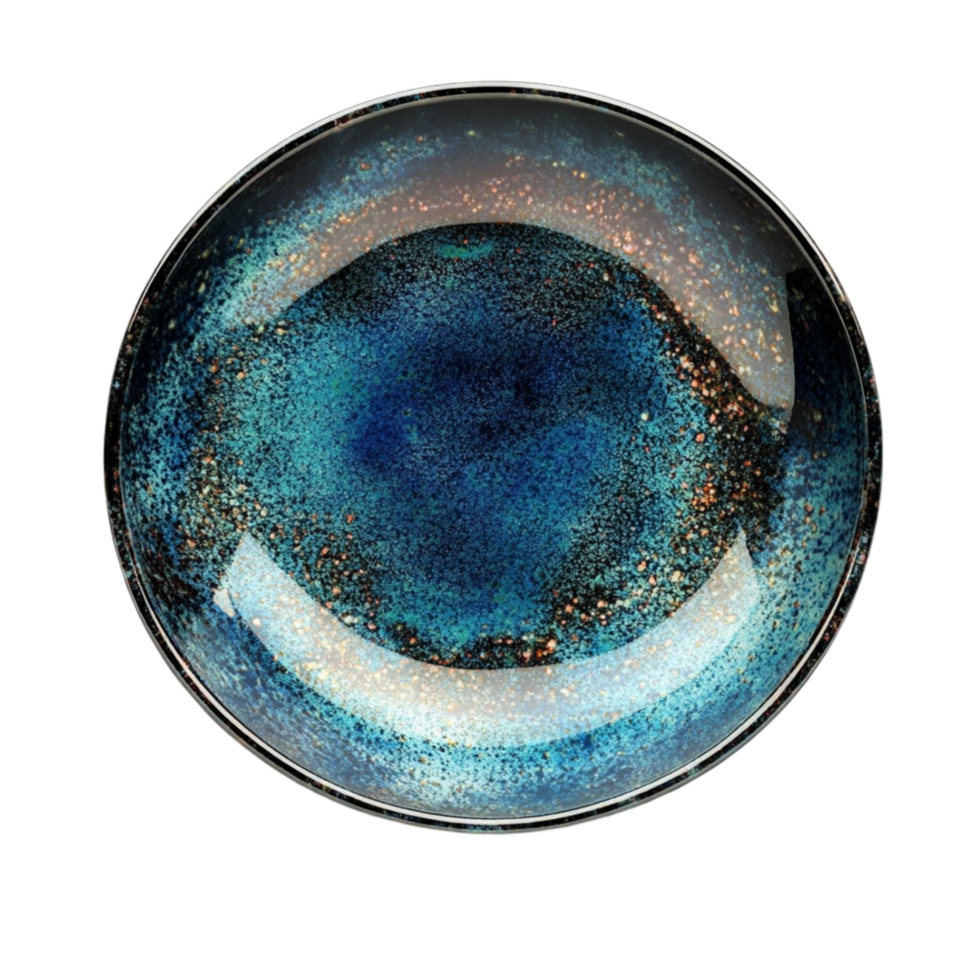 Ceramic plate isolated on transparent background png