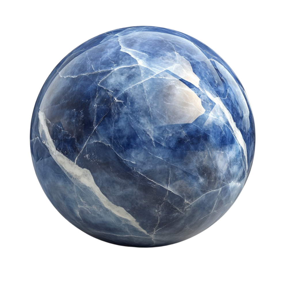 Crystal ball illustration with galaxies and stars inside on transparent background png