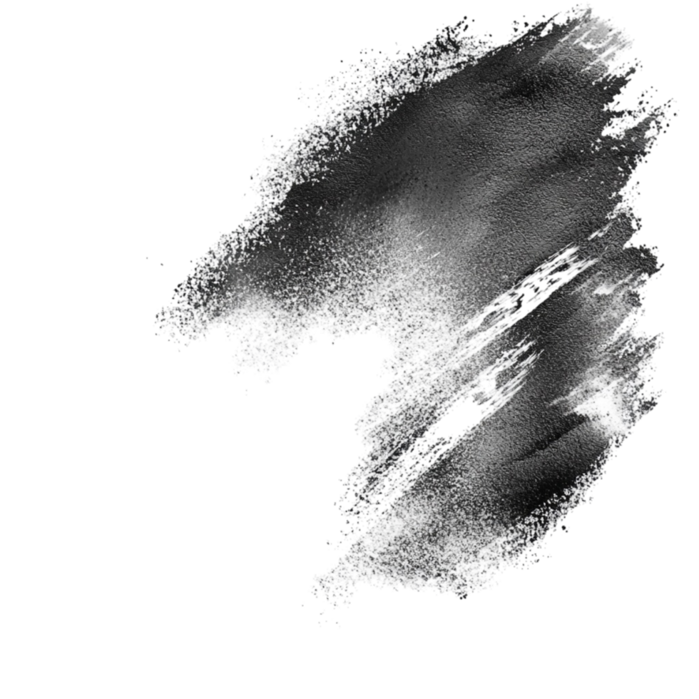 Amazing abstract graphite smudges symbol pencil grey black and isolated background png