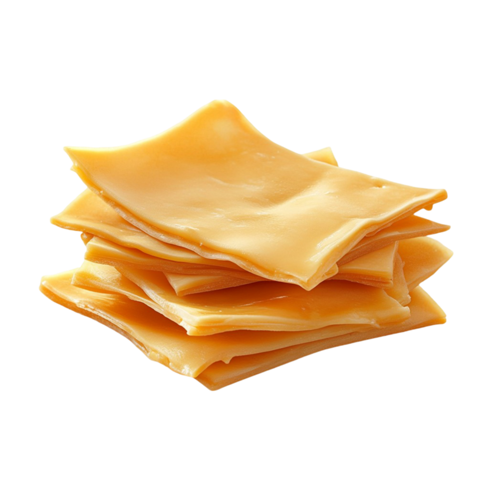 Delicious Cheese Slices Isolated Transparent Background Clipart png