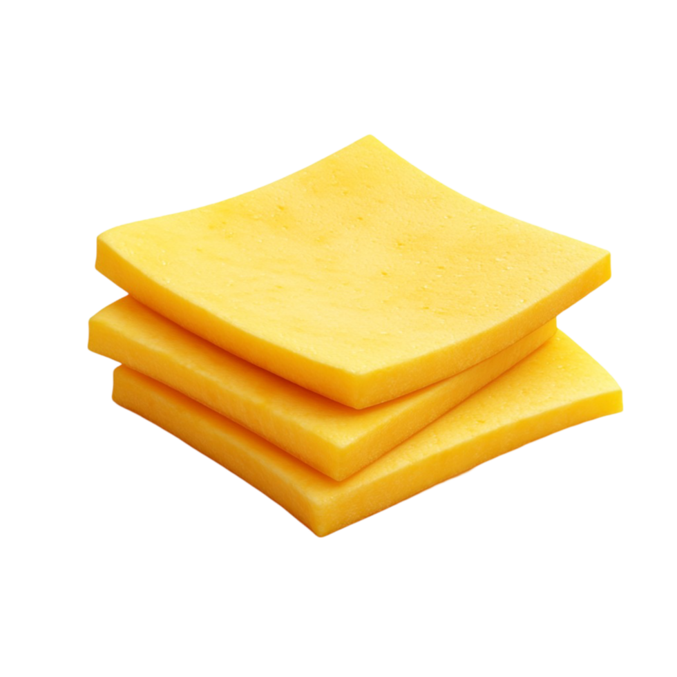 Delicious Cheese Slices Transparent Background Clipart png