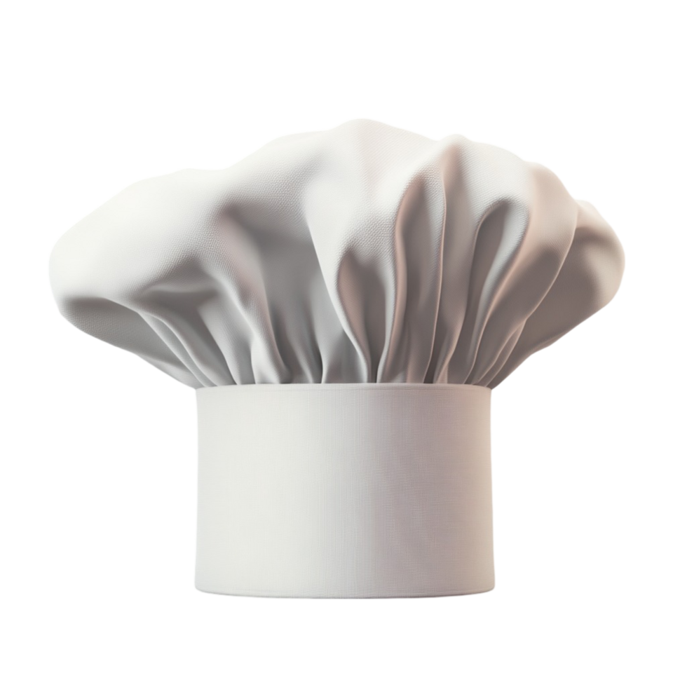 Chef hat isolated on transparent background png