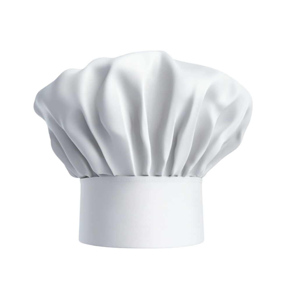 Professional Chef Hat White Kitchen Accessory Transparent png