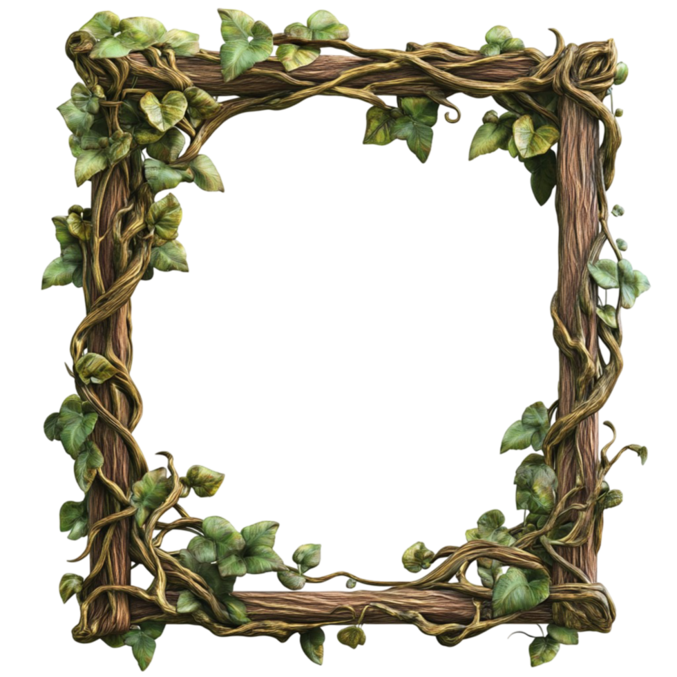Rustic Trellis Crafted From Reclaimed Wood Showcasing Virgin Outline Natural Decorative Design Transparent Background png