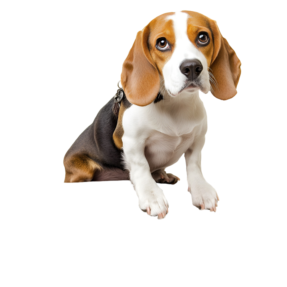 Cute Beagle Dog Smiling Happy Face Expression Transparent Background png