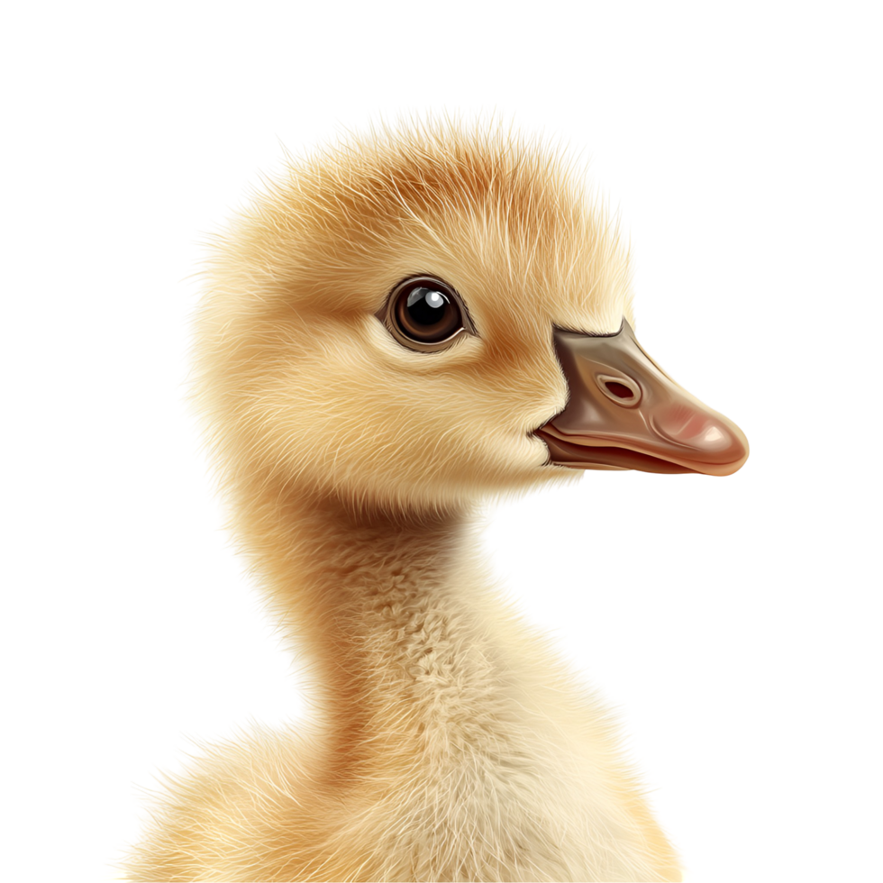 Realistic Duck Chick Small Duck Bird Transparent Background png