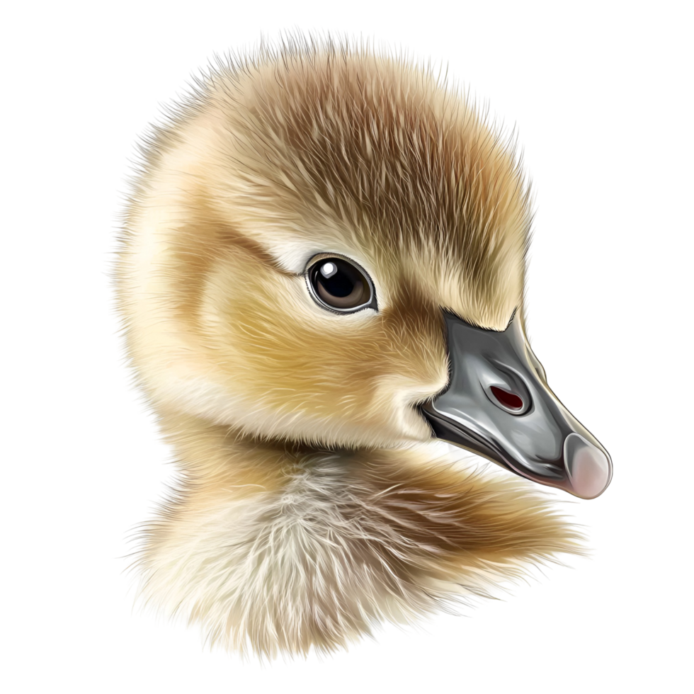 Duckling isolated on transparent background png