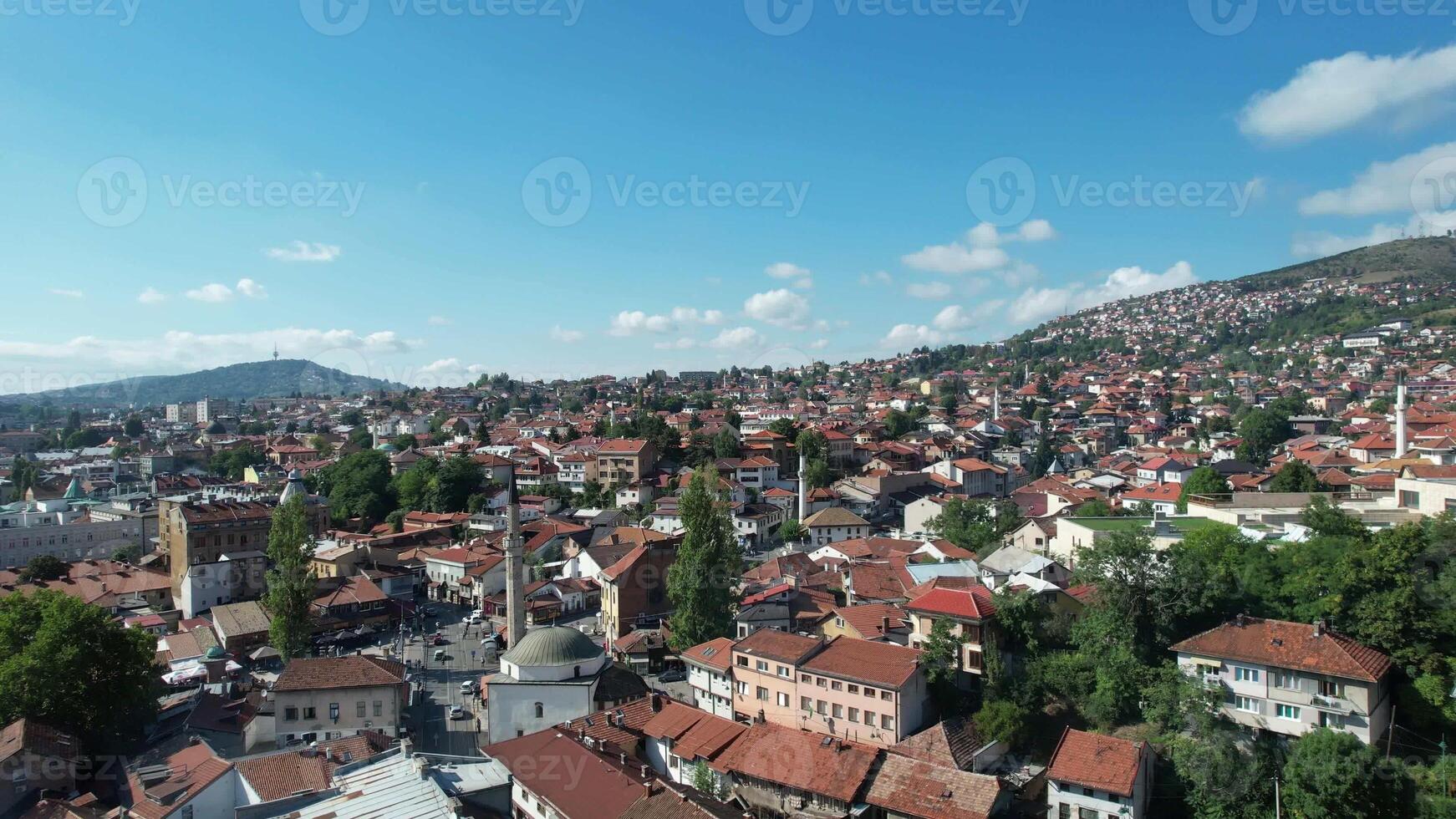Aerial Sarajevo City photo