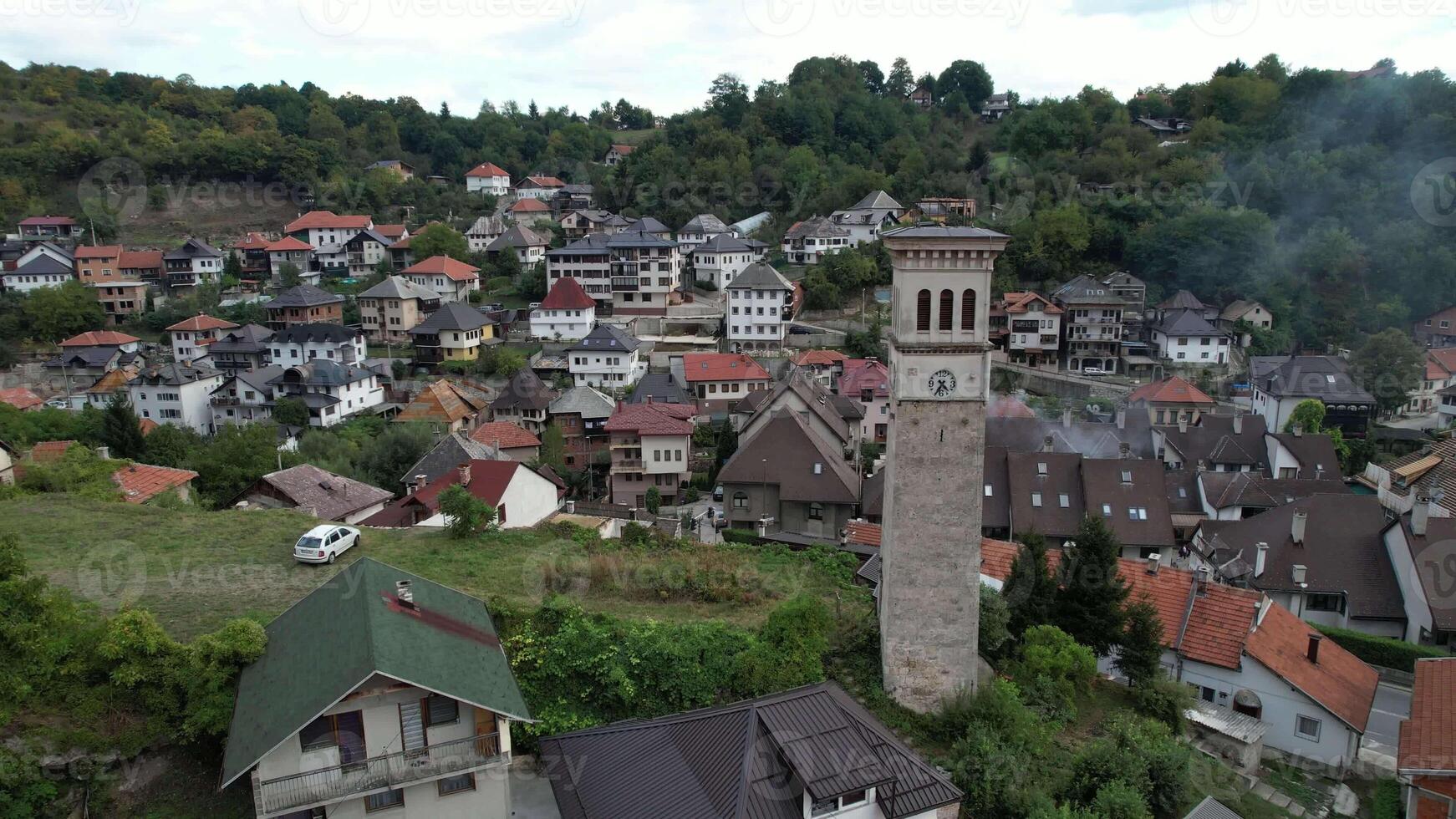 Clock Tower In Travnik photo