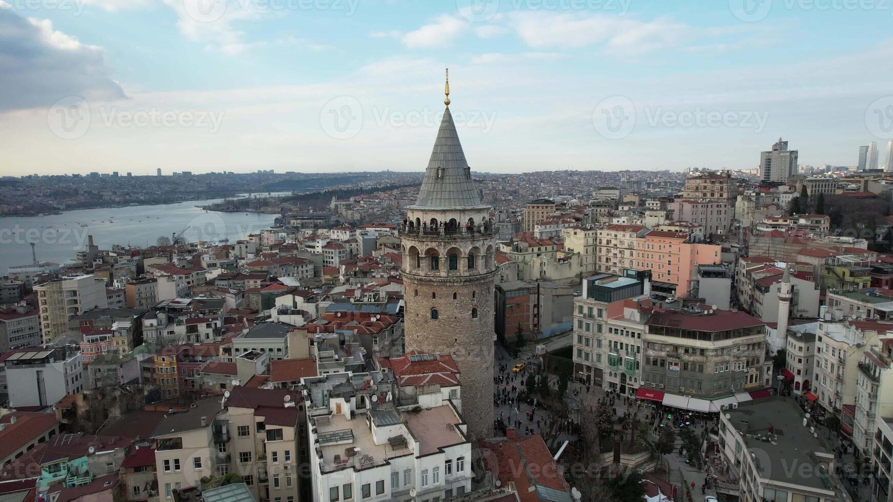 Historical Galata Tower photo