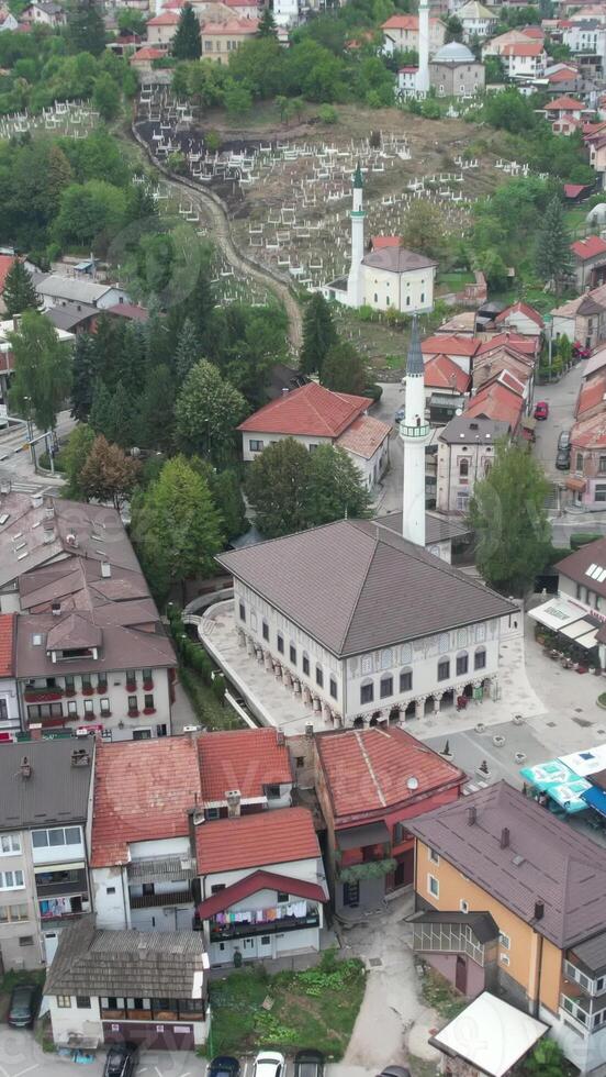 Cityscape Mosque Travnik photo