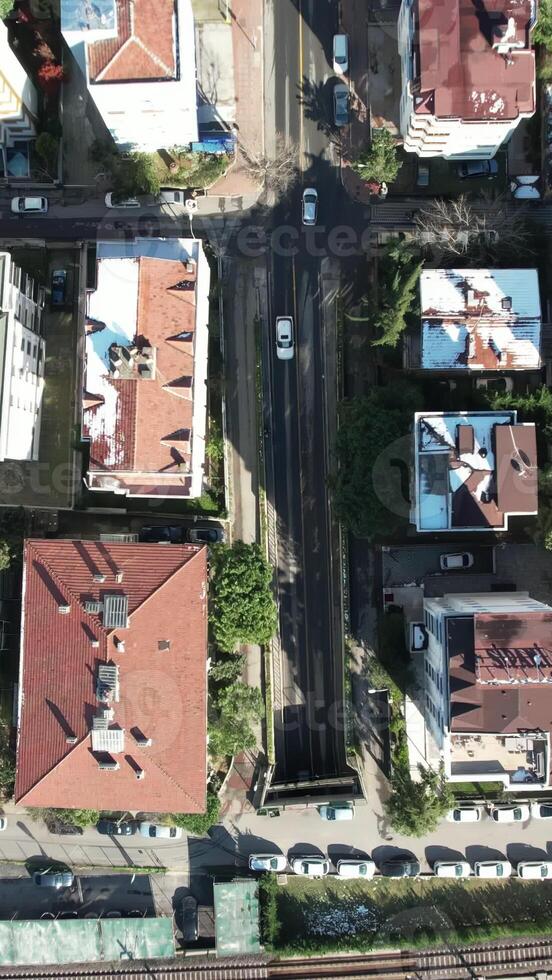 Aerial view city photo