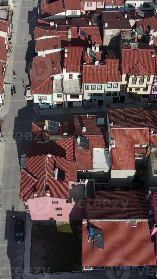 Aerial city view photo