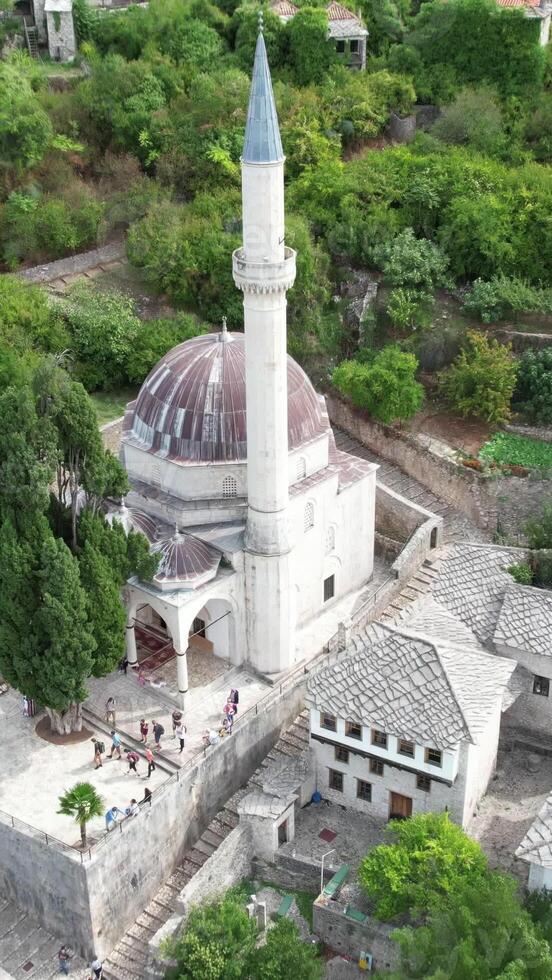 Aerial Mosque of Sisman Ibrahim-Pasa photo