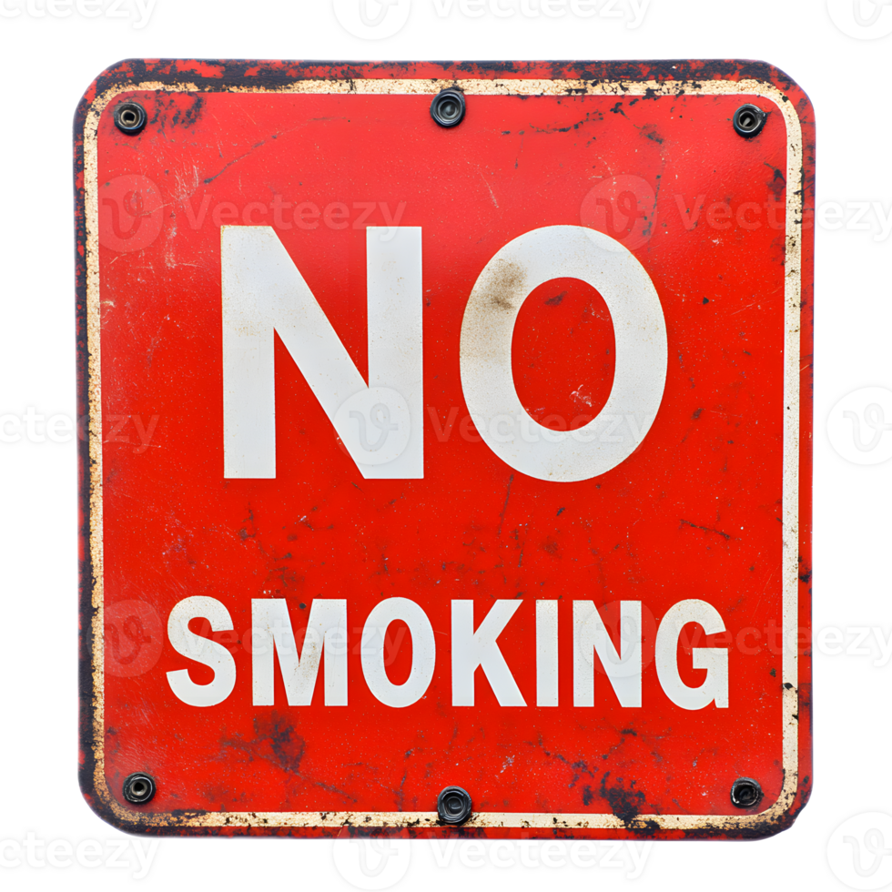 Red Prohibition Warning Sign Indicating No Smoking Allowed png