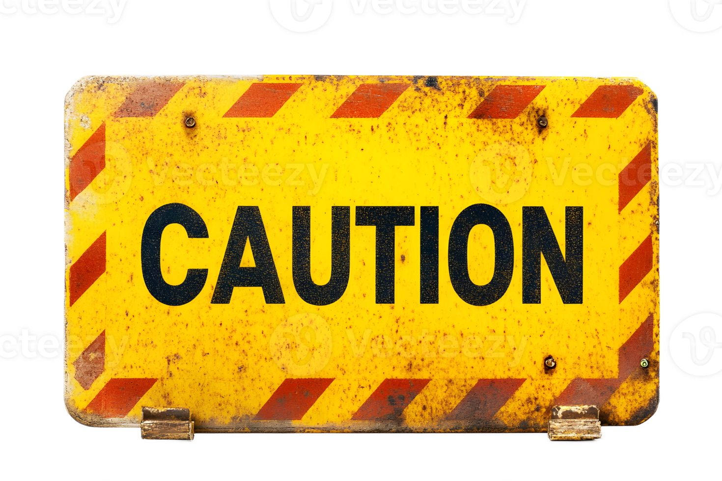 Caution Warning Sign Depicting Safety Alert and Hazard Precaution png
