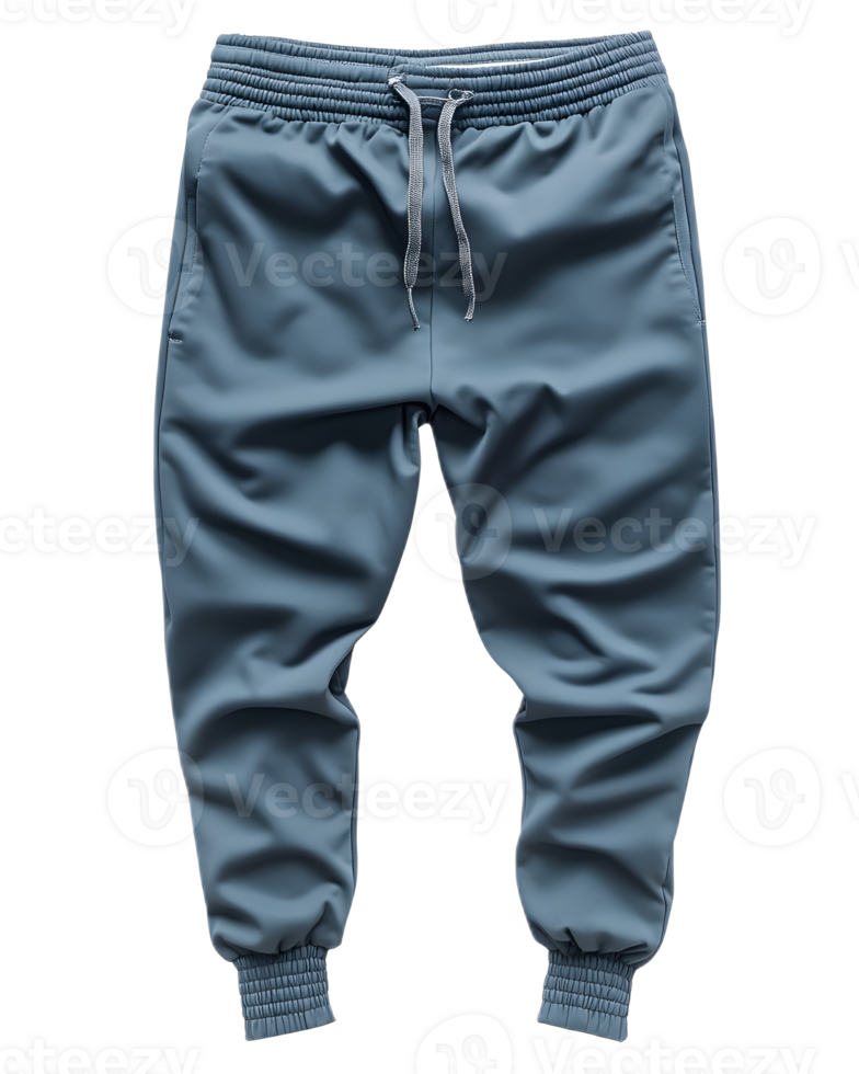 Comfortable Gray Drawstring Jogger Pants for Casual and Active Lifestyle png