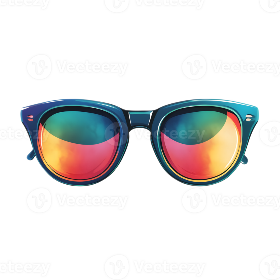 Vibrant and Stylish Colorful Sunglasses for Summer Fashion and Lifestyle png