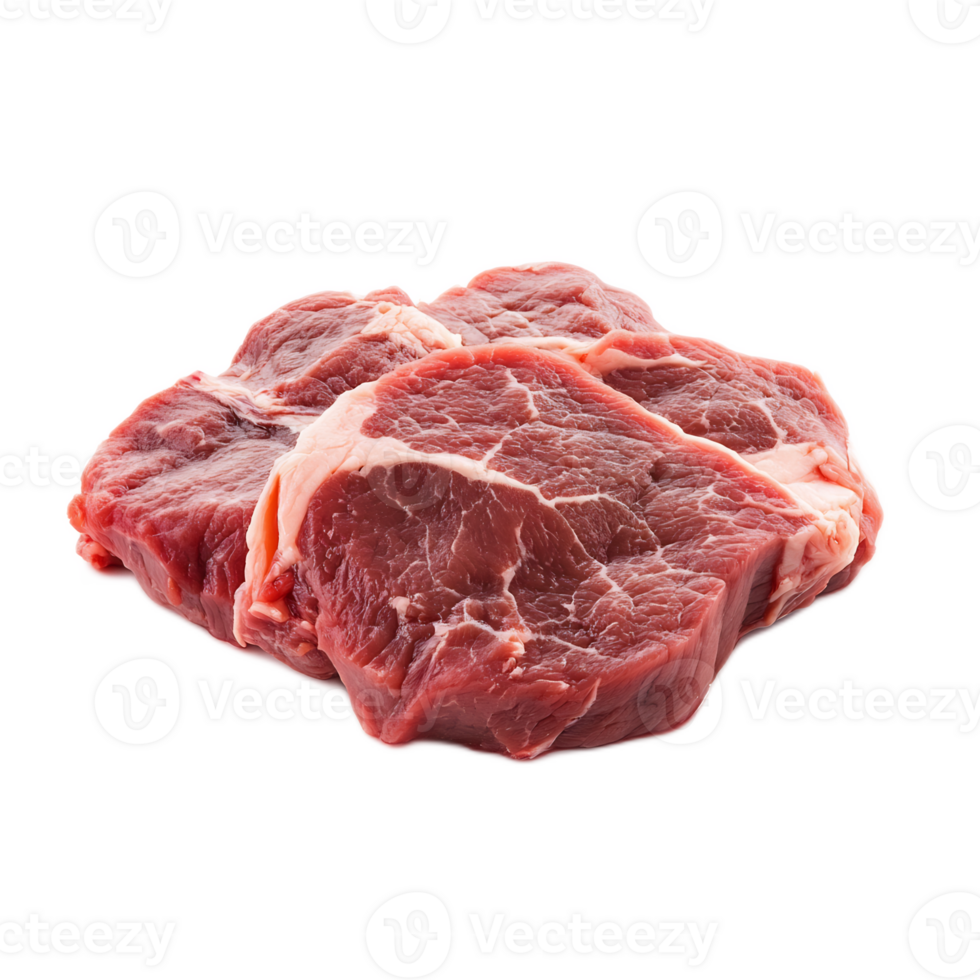 Assortment of Fresh Raw Beef Cuts for Cooking and Grilling png