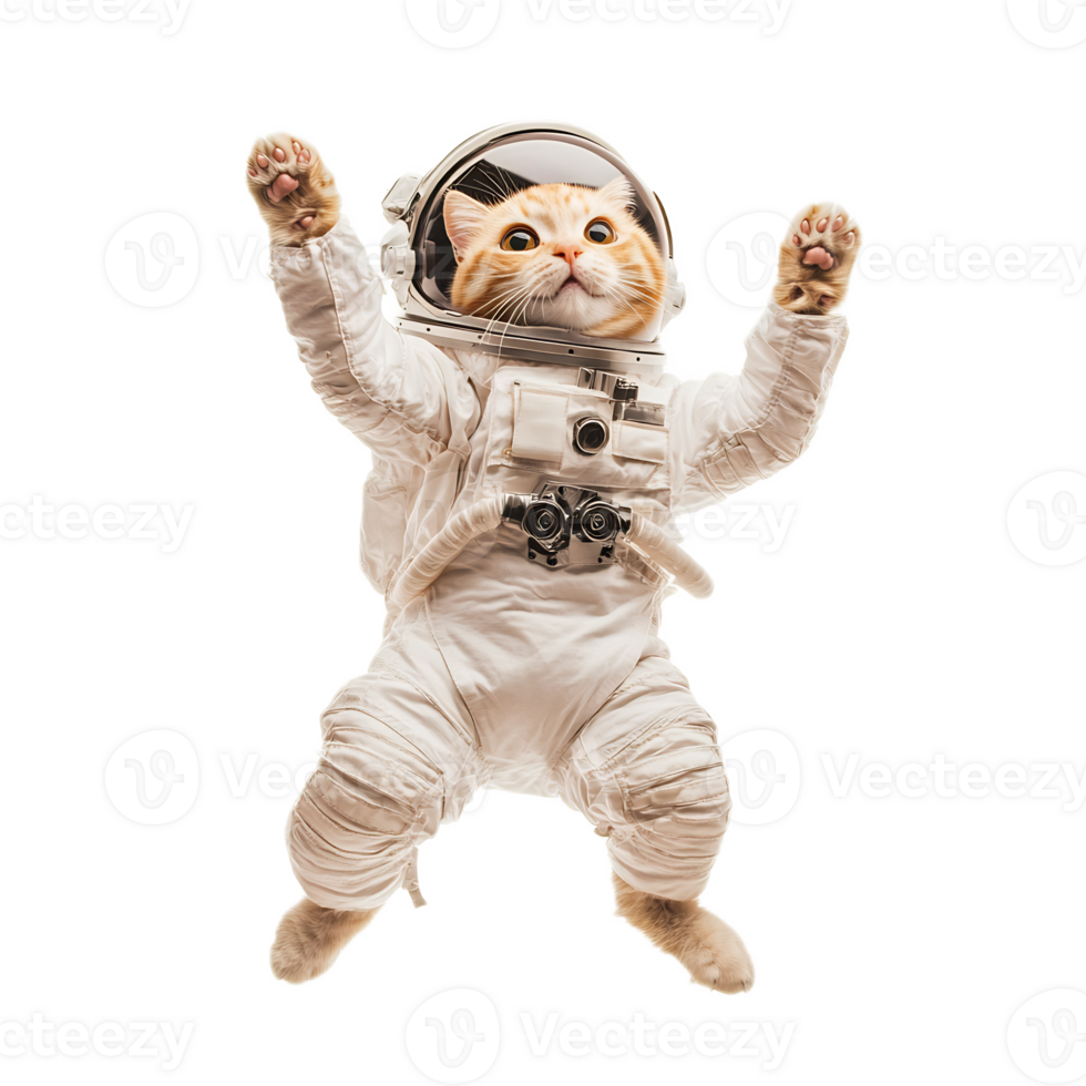 Astronaut in Spacesuit Floating in Outer Space Exploring the Cosmos png