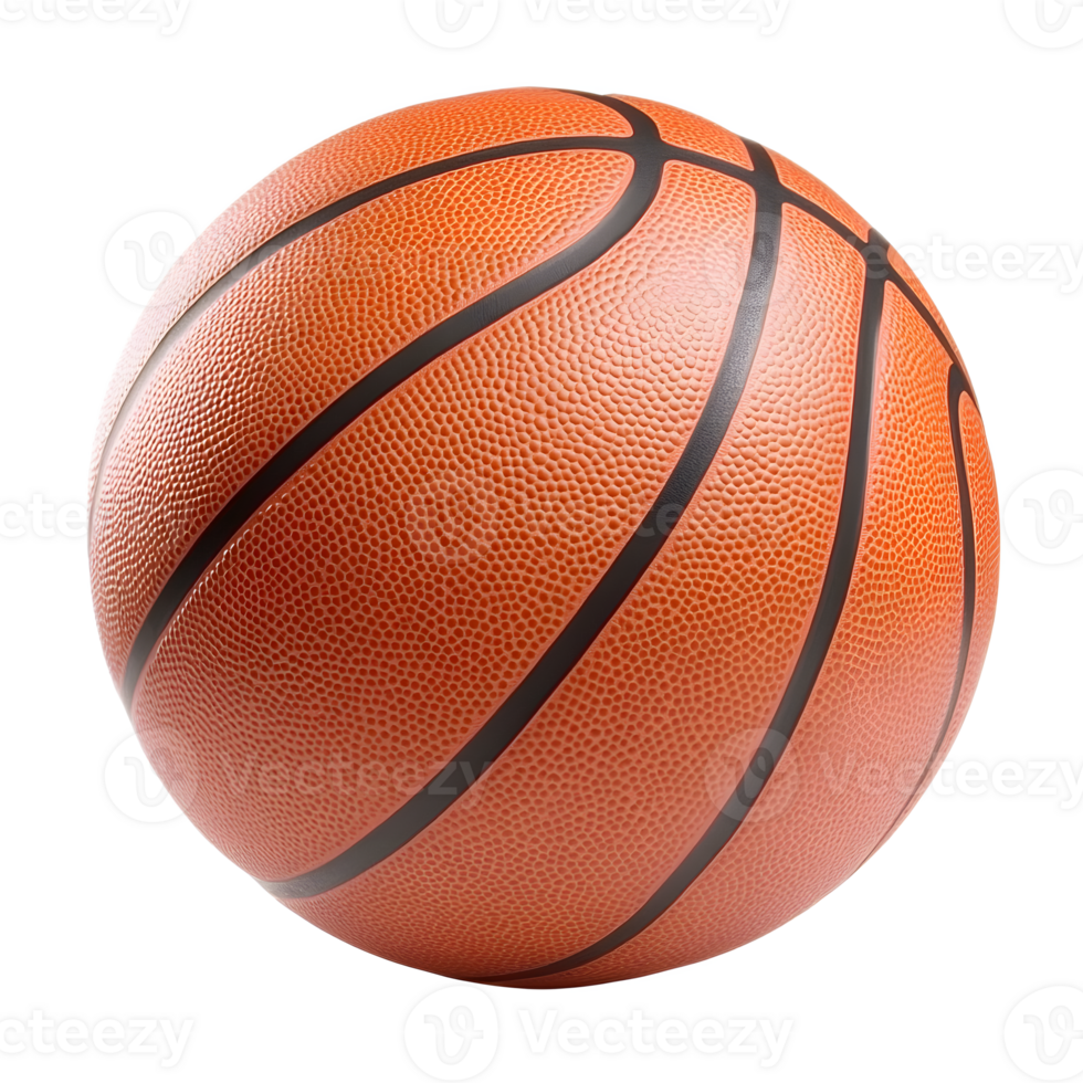 Basketball With Textured Surface In Dynamic Motion png