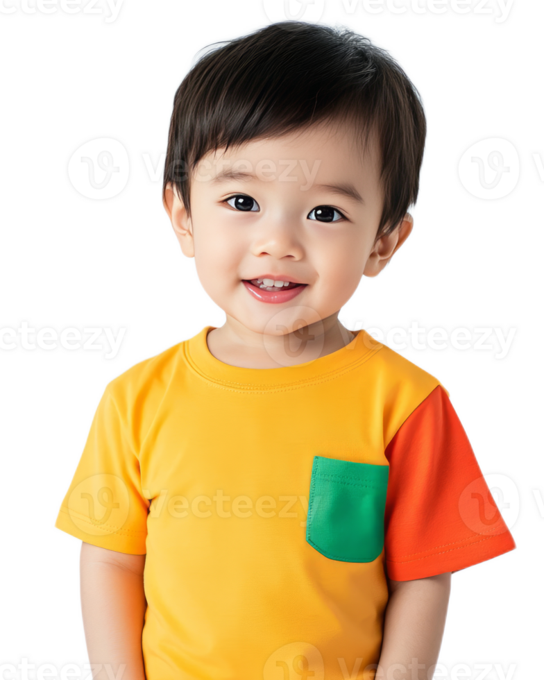 Cheerful Baby Boy Smiling with Joy and Innocence png