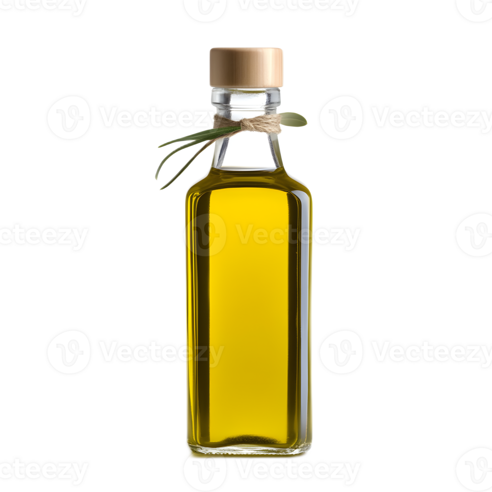Elegant Amber Olive Oil Bottle Rustic Mediterranean Kitchen Condiment png