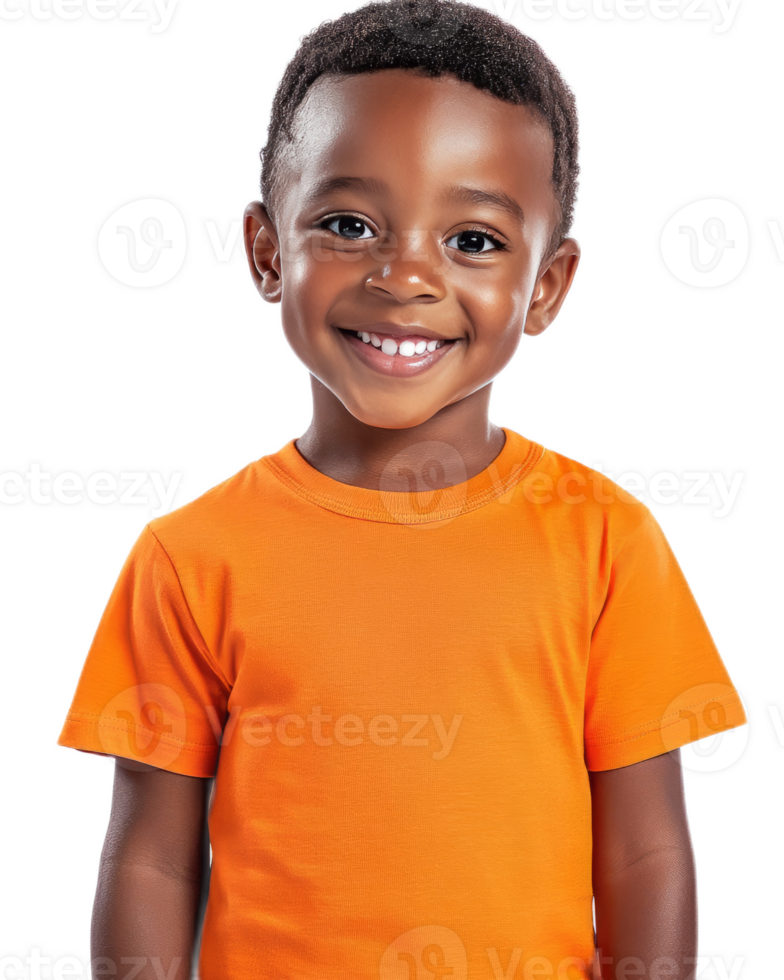Cheerful African Descent Boy Smiling with Joyful Expression png