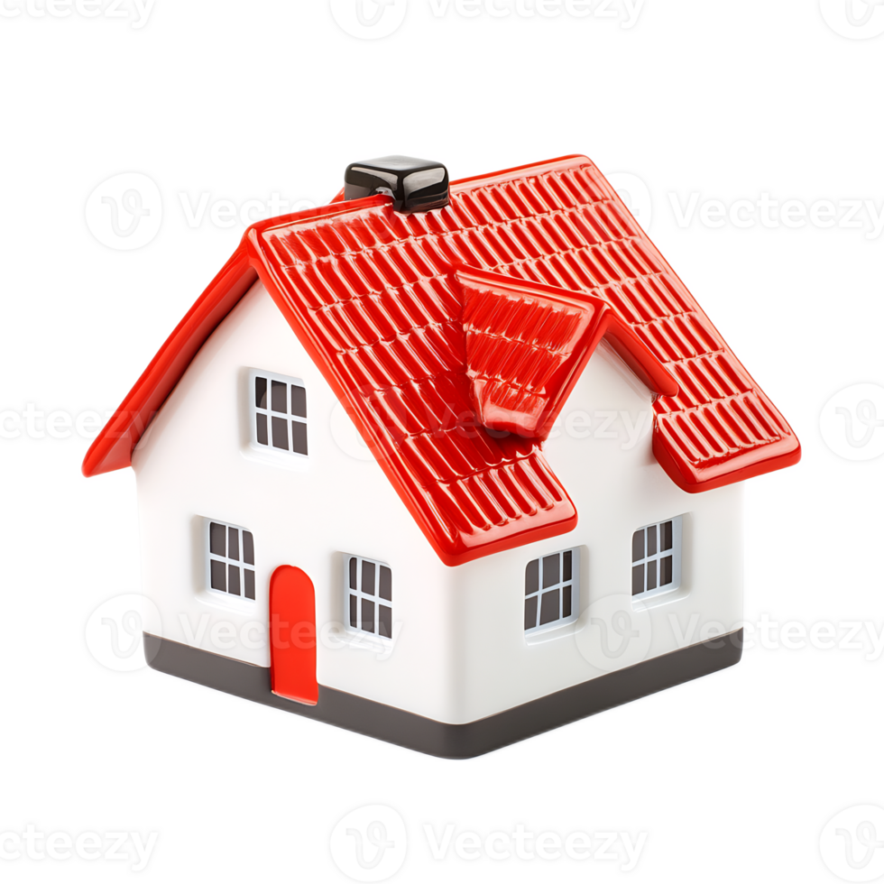 Charming Cottage-Style Scale Model with Detailed Architecture and Design png