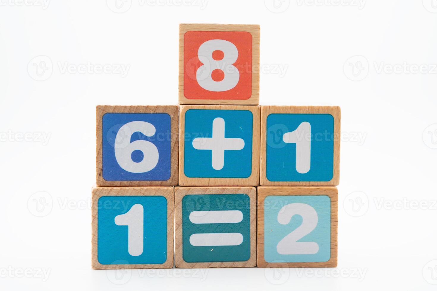 number block cubes photo