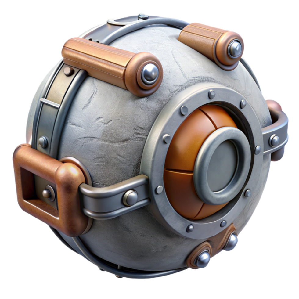 impressive rustic Spacecraft Docking Mechanism Cutout with Latches professional png