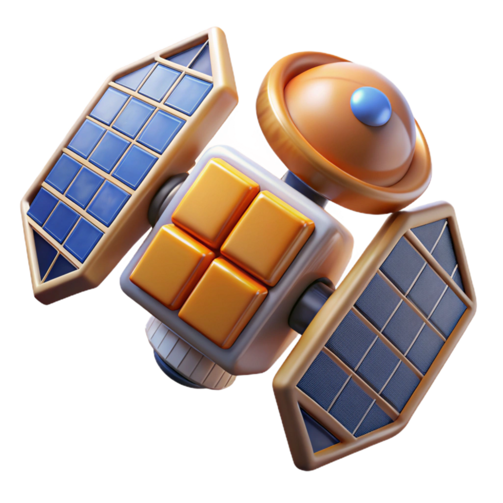 elegant contemporary Spacecraft Solar Panels Deploying Animation Frames Transparent Background genuine png
