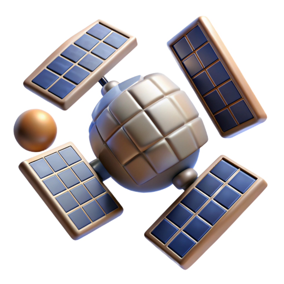 stunning contemporary Spacecraft Solar Panels Deploying Animation Frames Transparent Background high resolution png