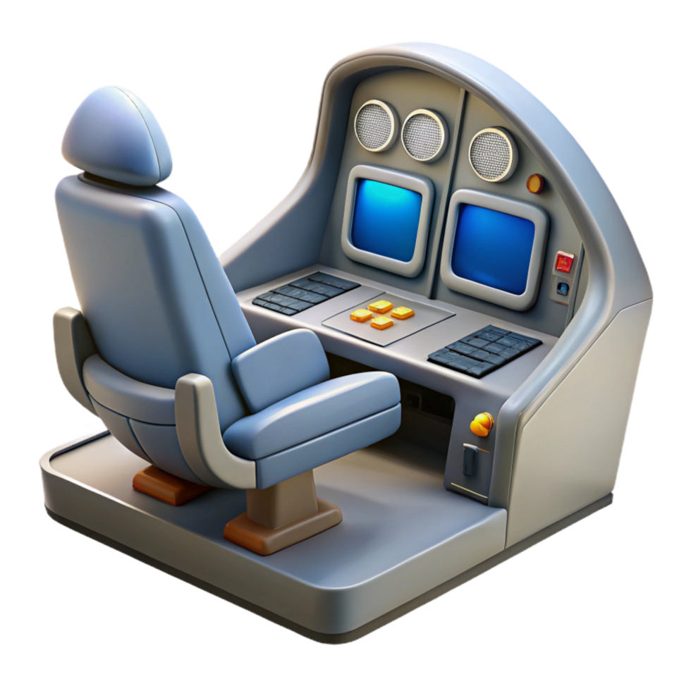 impressive classic Space Shuttle Cockpit Transparent Background Pilot View high resolution png