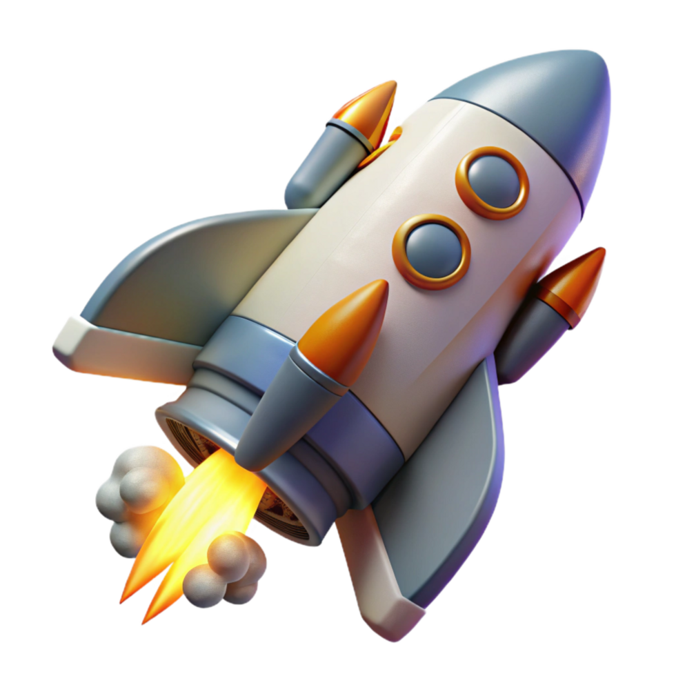 dramatic traditional Space Shuttle External Tank Separation Cutout with Explosions detailed png