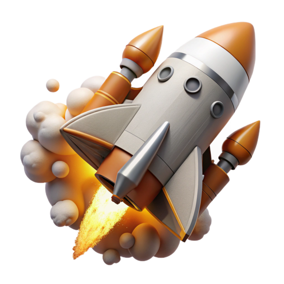 wonderful rustic Space Shuttle External Tank Separation Cutout with Explosions genuine png