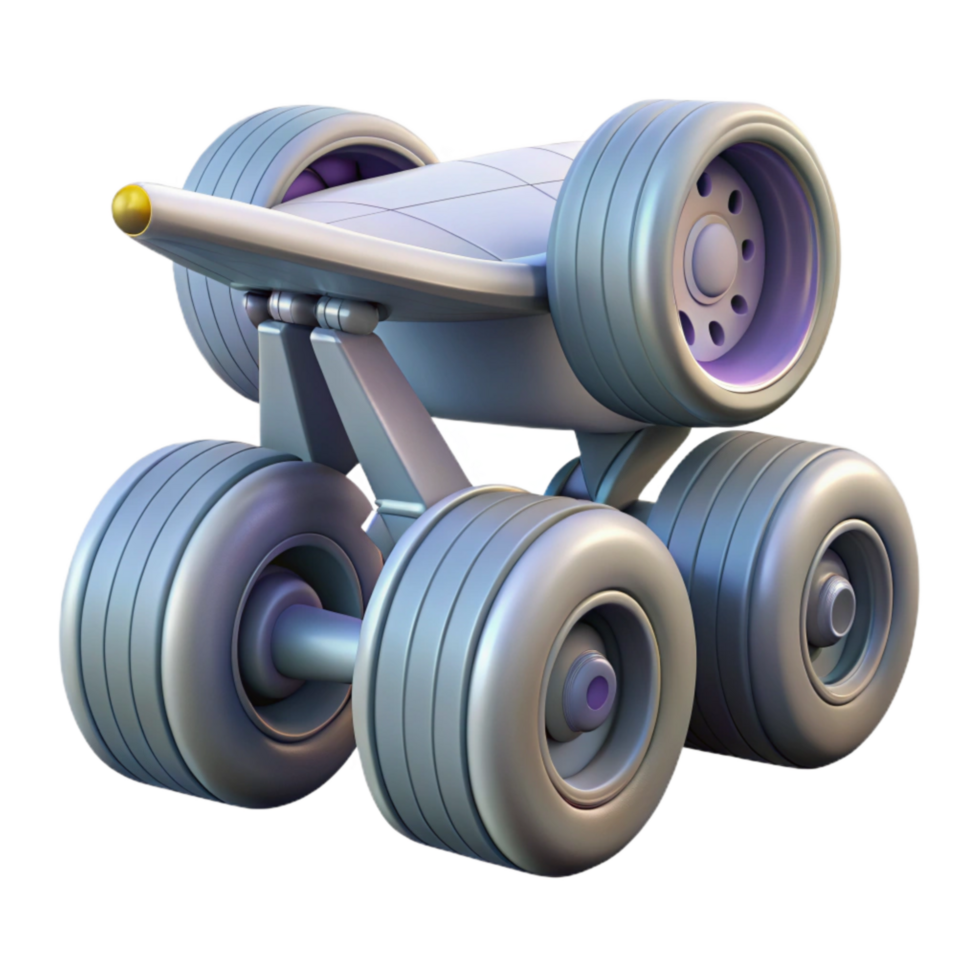 impressive classic Space Shuttle Landing Gear Cutout with Extended Wheels high quality png