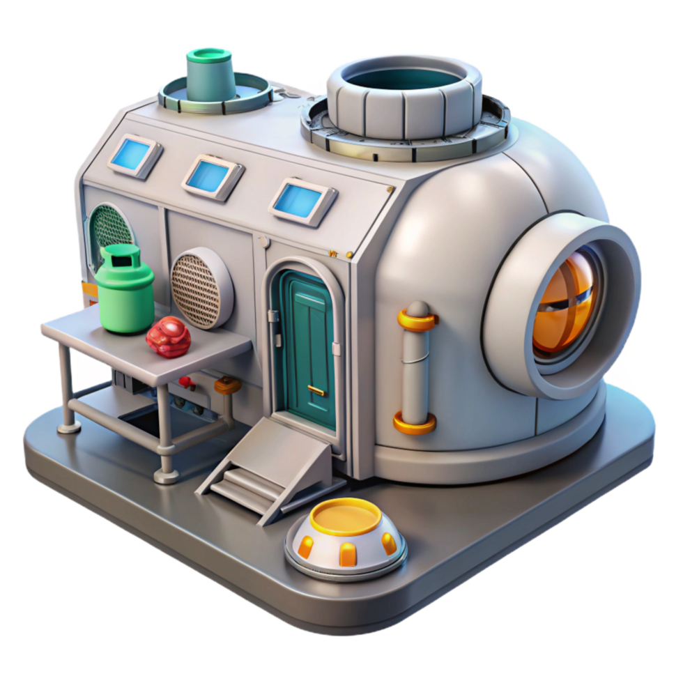 wonderful classic Space Station Laboratory Module Cutout with Equipment exclusive png