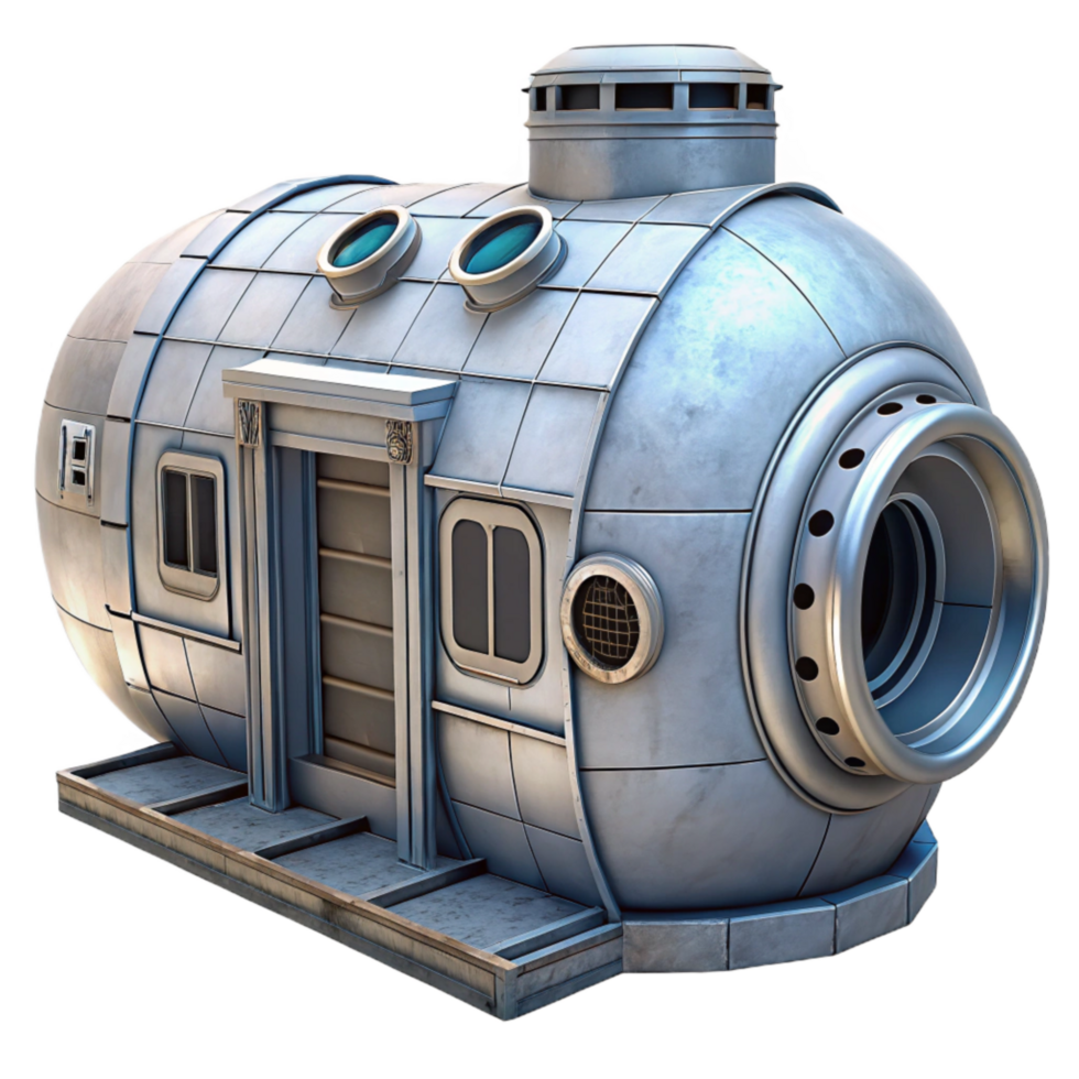 wonderful creative Space Station Module Exterior View Cutout genuine png