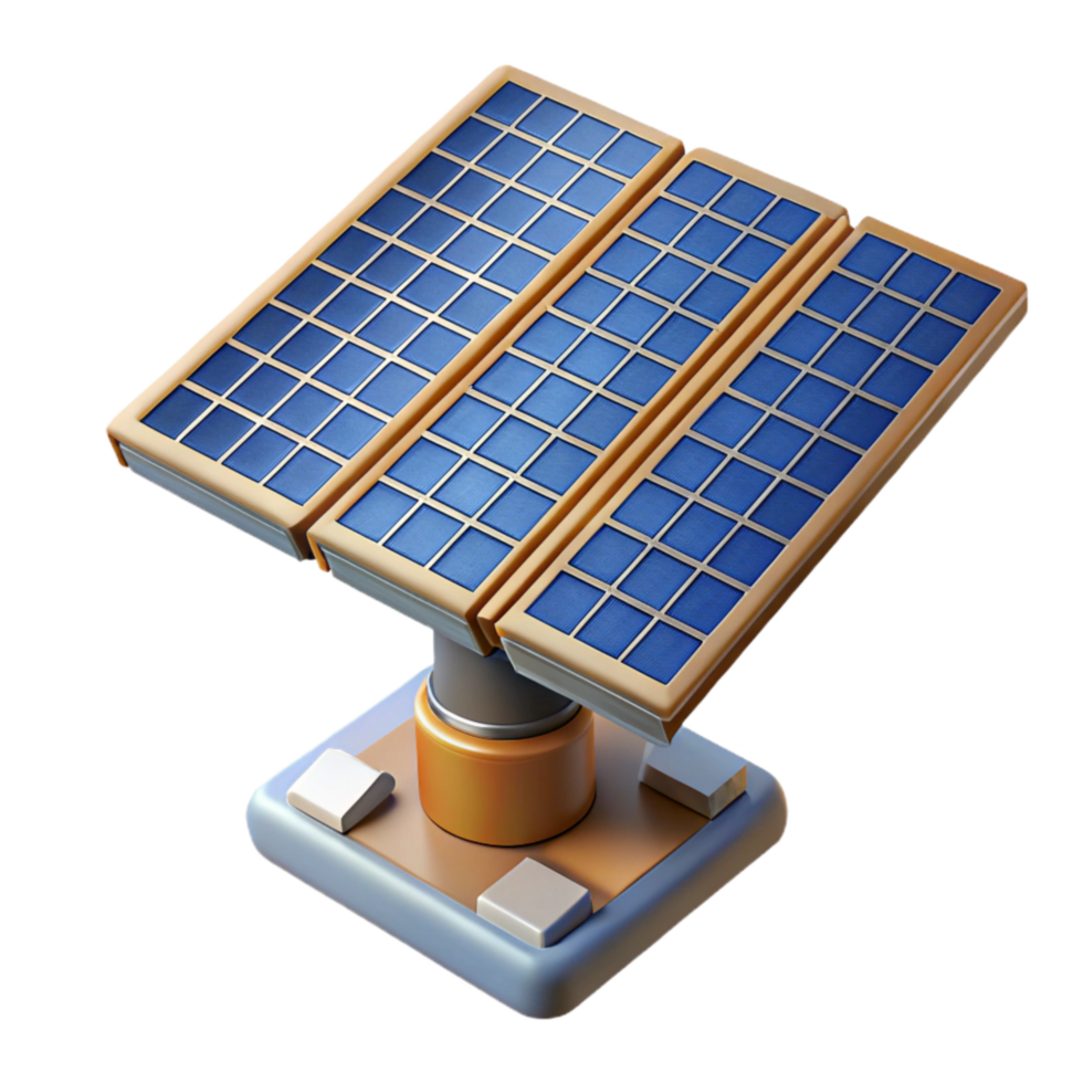 beautiful creative Space Station Solar Panels Transparent Background Power Source premium png