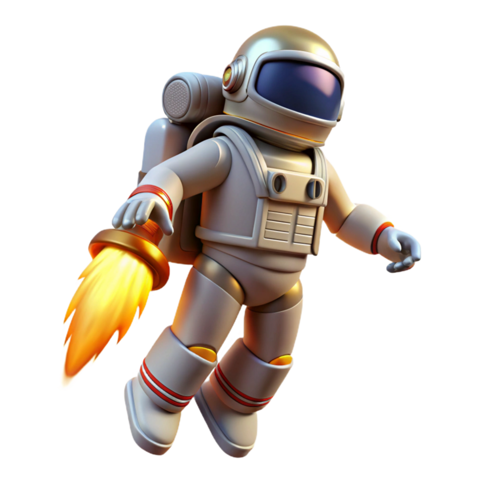 magnificent contemporary Space Suit Jetpack Thrusters Firing Cutout genuine png