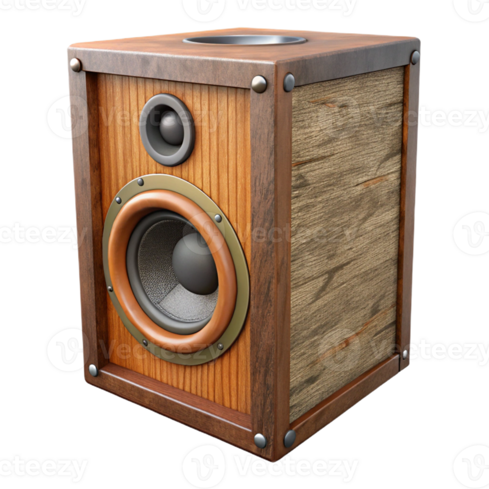 wonderful contemporary Speaker Cabinet Angled View Wooden Texture Cutout authentic png
