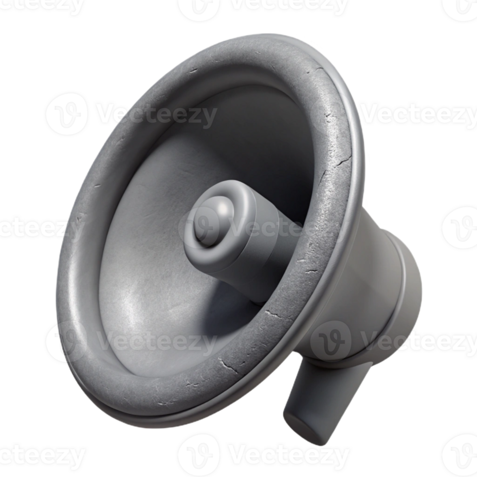 impressive creative Speaker Cone Detail Grey Isolated high quality png