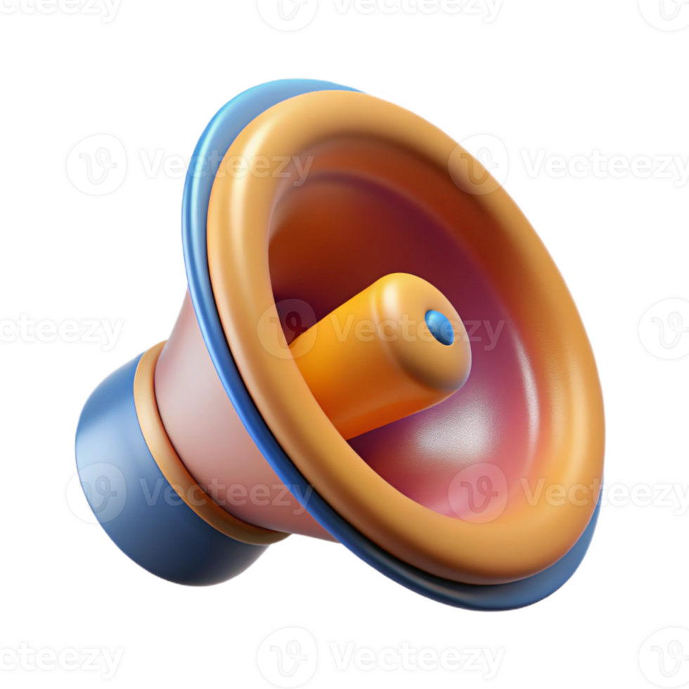 wonderful traditional Speaker Cone Vibrating Dynamic Blur Cutout Element original png