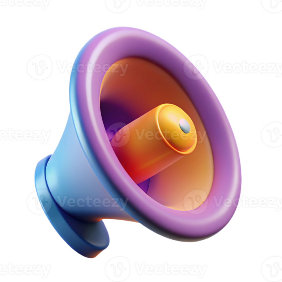 elegant creative Speaker Cone Vibrating Dynamic Blur Cutout Element authentic png