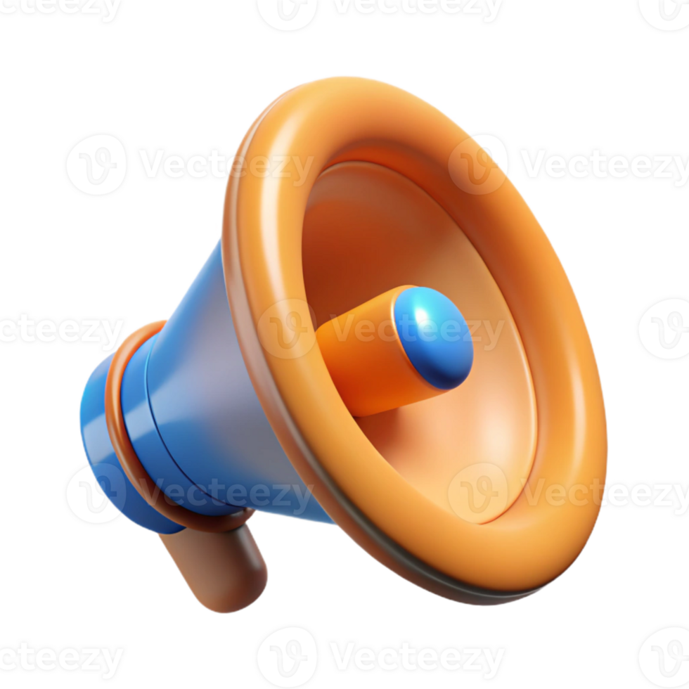 beautiful rustic Speaker Cone Vibrating Isolated Element Transparent Background png